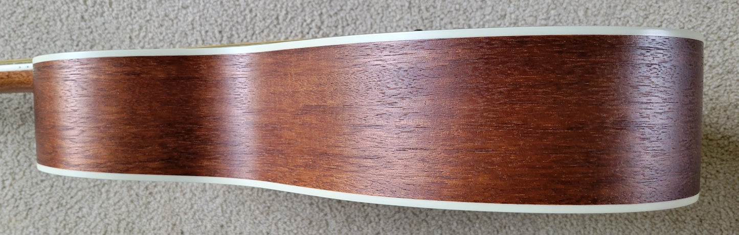 Fender Paramount PM-3C Triple-0 All Mahogany Acoustic Guitar, New Gig Bag