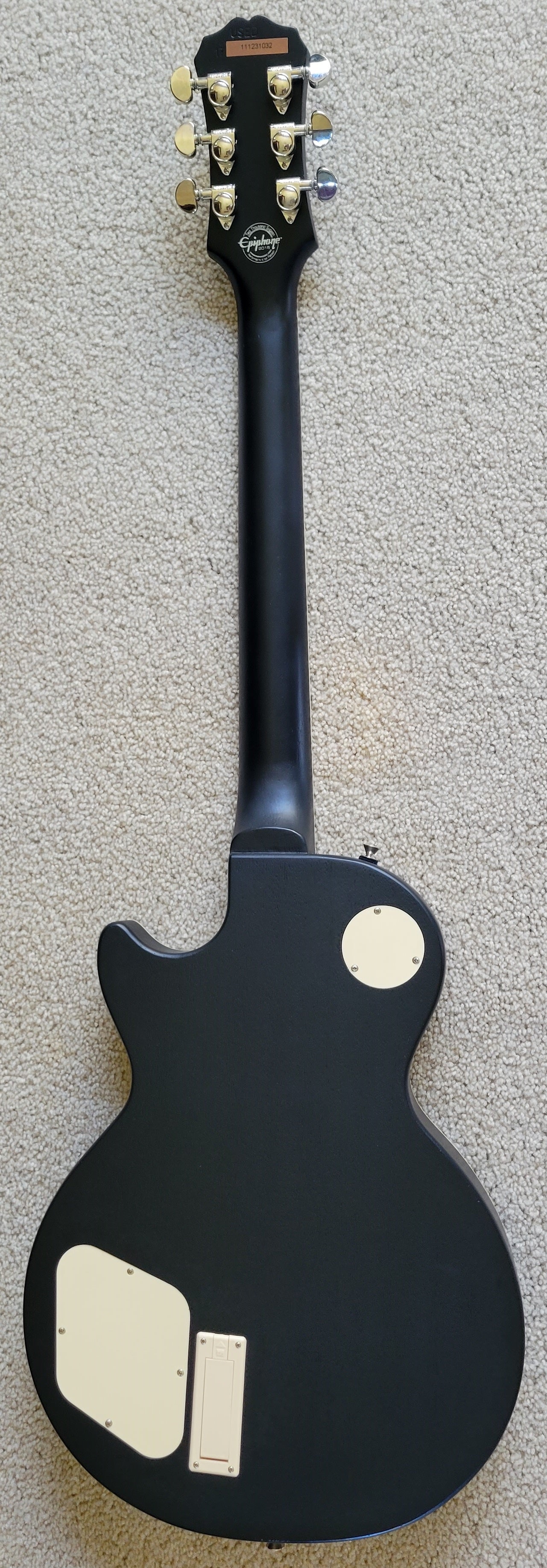 Epiphone Limited Edition Les Paul Traditional PRO-II Electric Guitar, Ebony Finish