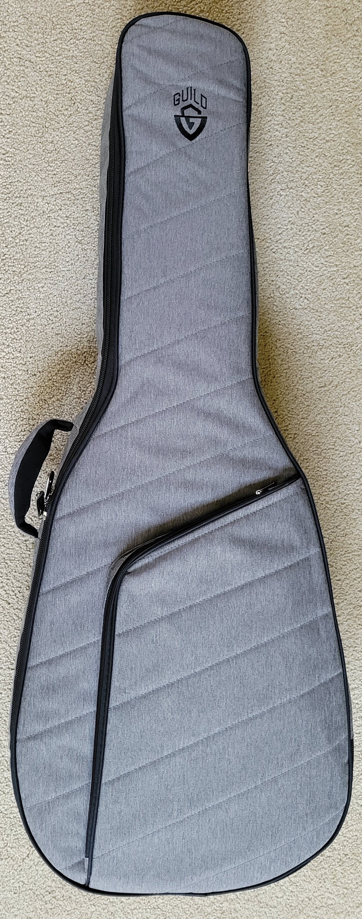 Guild D-120CE Acoustic Electric Guitar, Natural Gloss, Guild Case