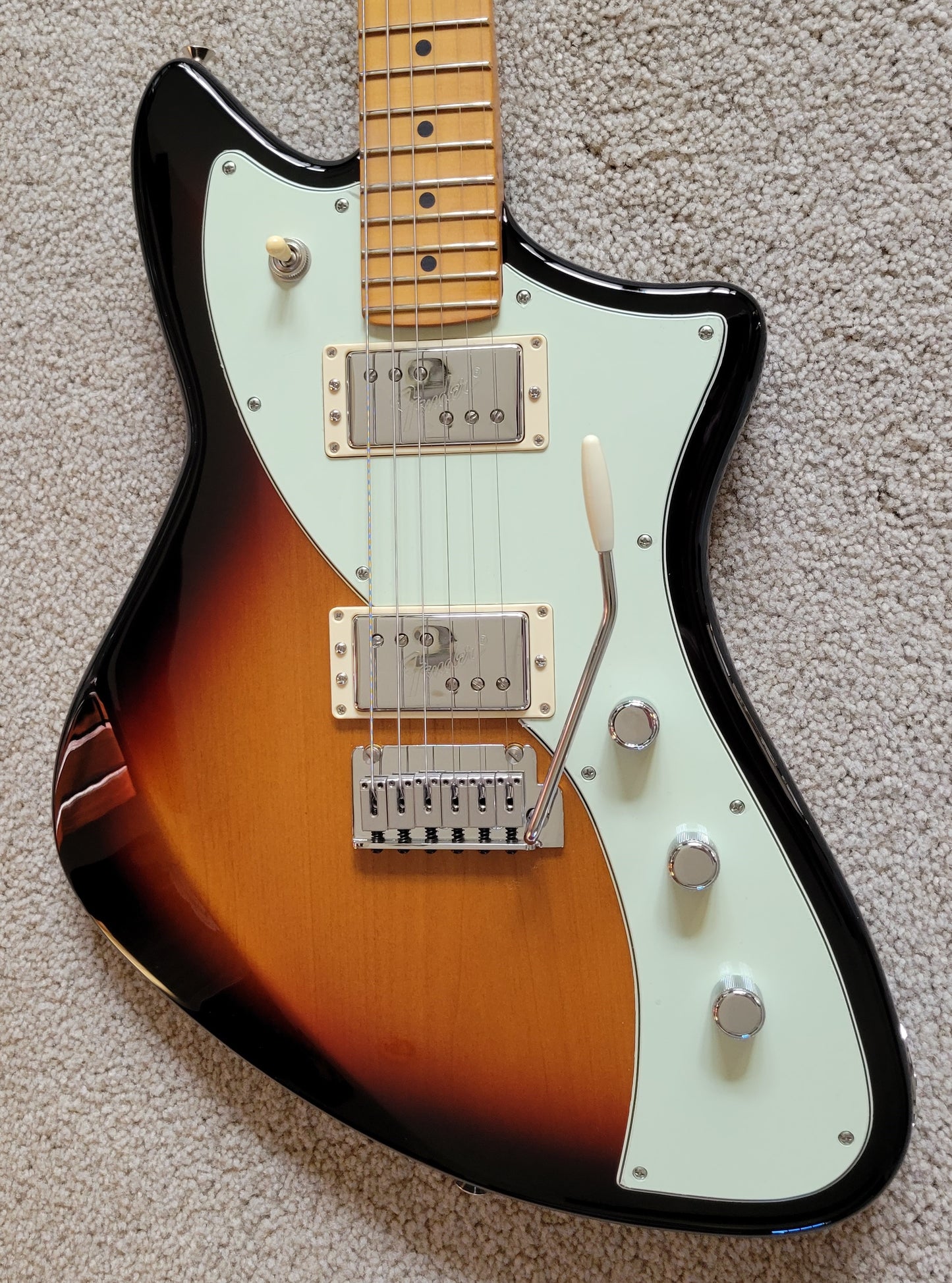 Fender Player Plus Meteora HH Electric Guitar, 3 Color Sunburst, New Gig Bag