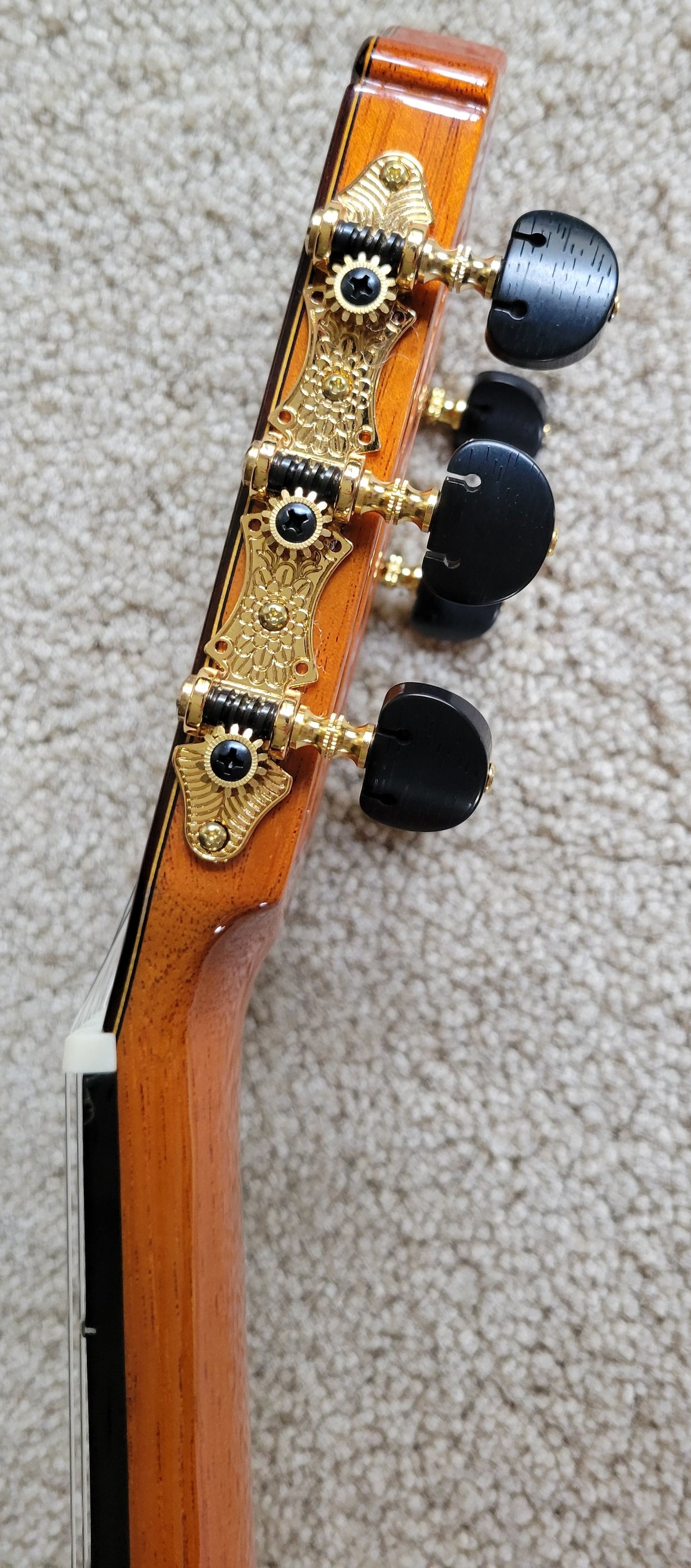 Cordoba 55FCE Thinbody Classical Acoustic Electric Guitar, Honey Amber, New Hard Shell Case