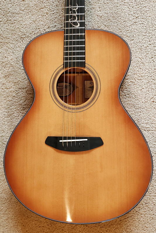 Breedlove Jeff Bridges Concert Copper E Acoustic Electric Guitar, New Taylor Case