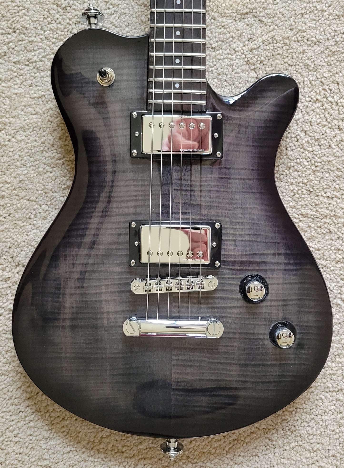 Framus D-Series Panthera Supreme Electric Guitar, Nirvana Black Transparent High Polish, New Gig Bag