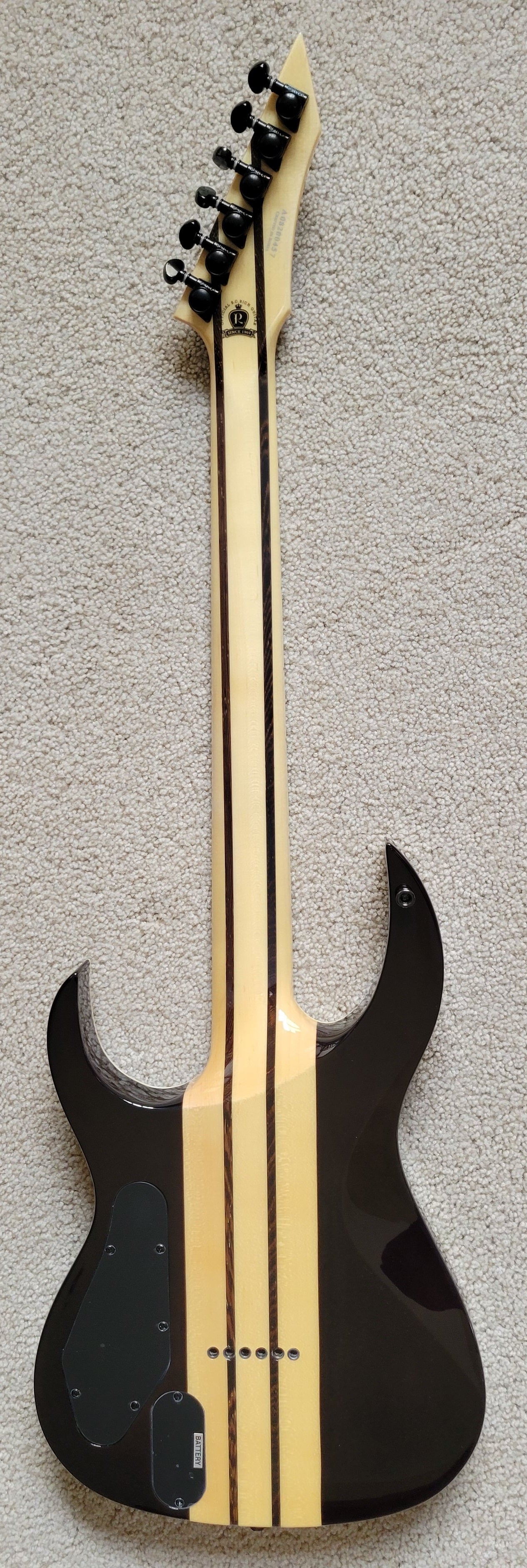 B.C. Rich Shredzilla Extreme Exotic Electric Guitar, Trans Black, New Hard Shell Case