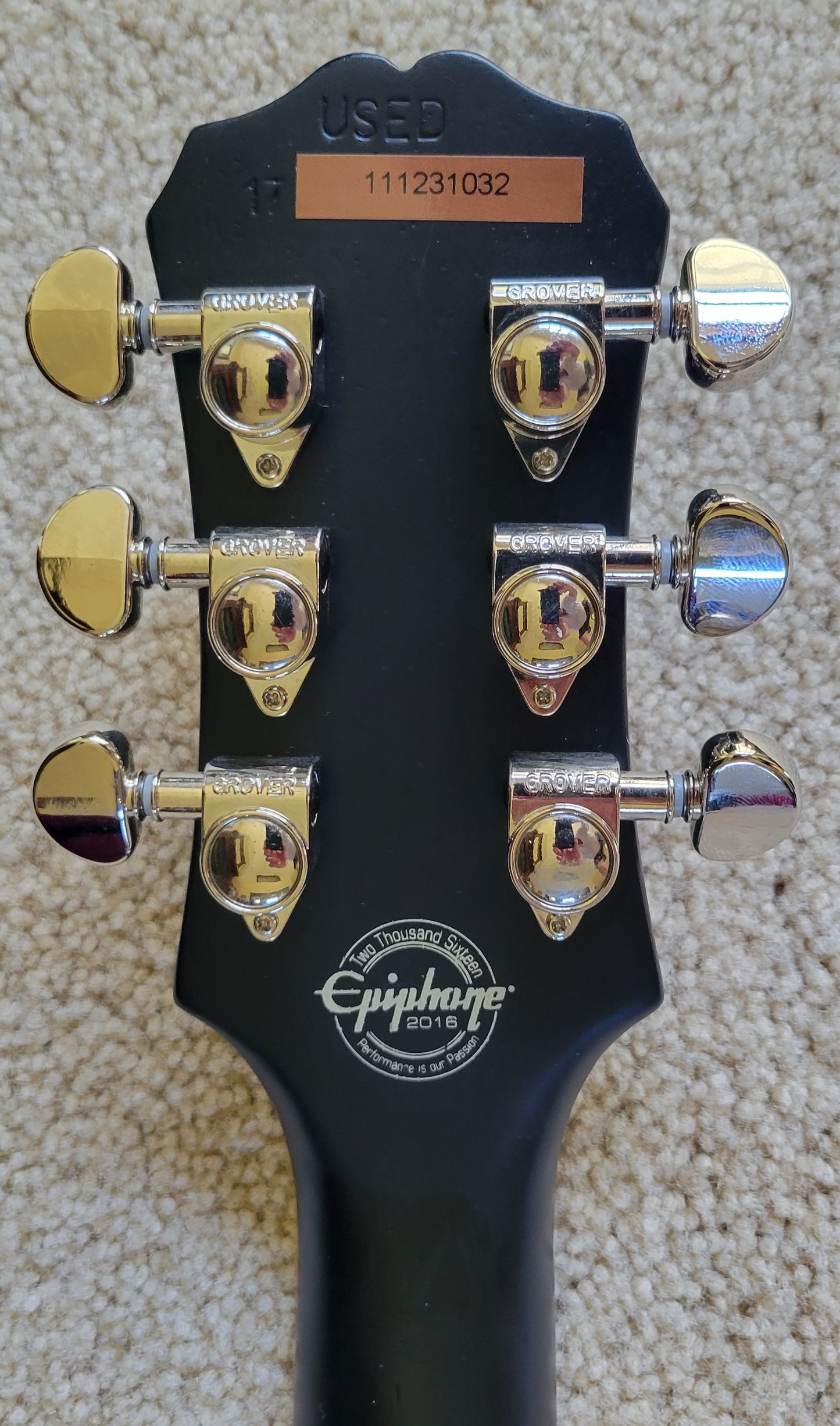 Epiphone Limited Edition Les Paul Traditional PRO-II Electric Guitar, Ebony Finish