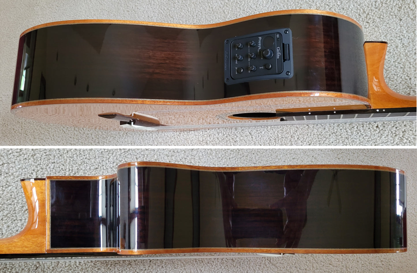 Cordoba Fusion Series Orchestra CE CD Classical Acoustic Electric Guitar, New Hard Shell Case