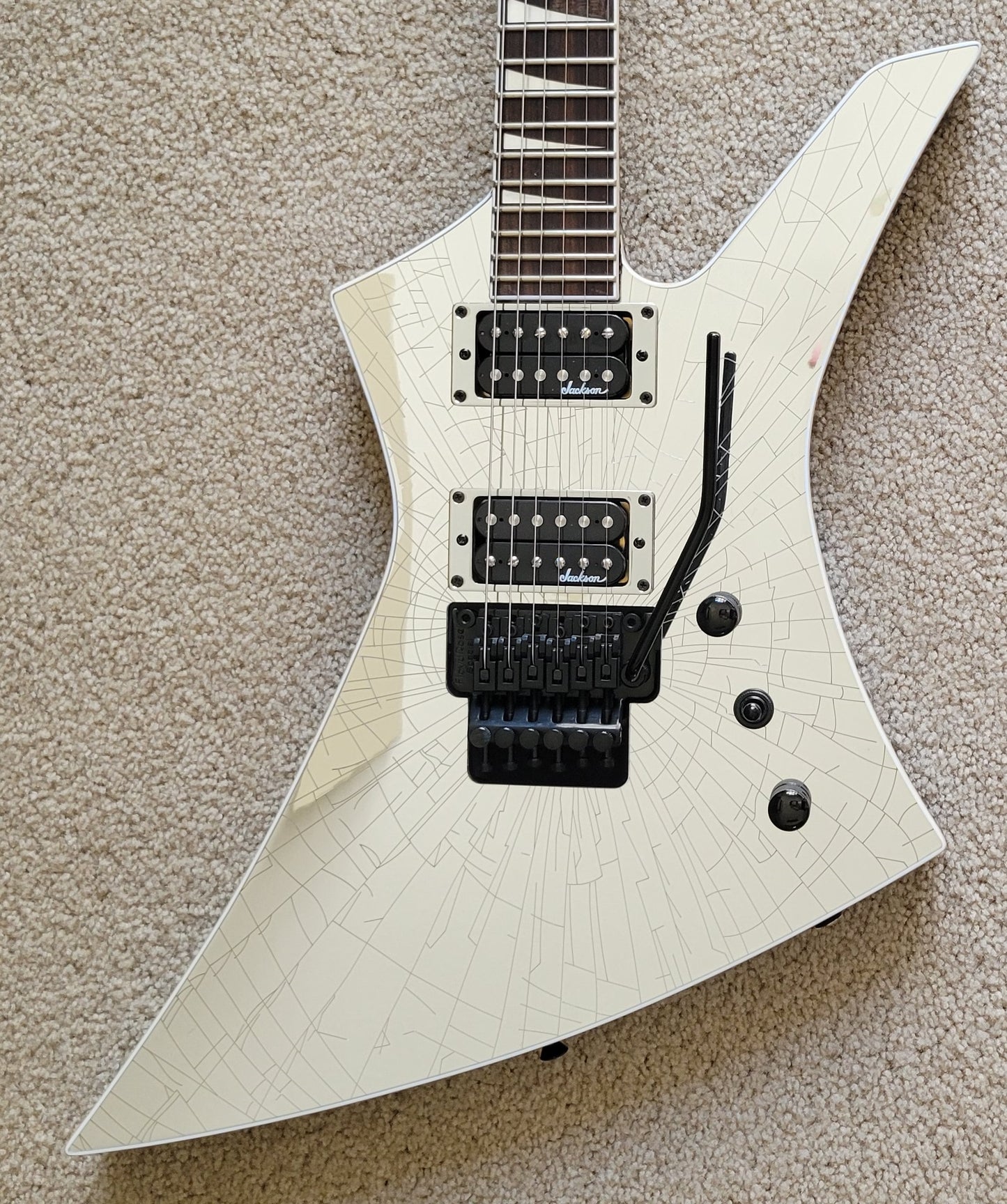 Jackson X Series Kelly KEXS Shattered Mirror Electric Guitar, New Jackson Gig Bag