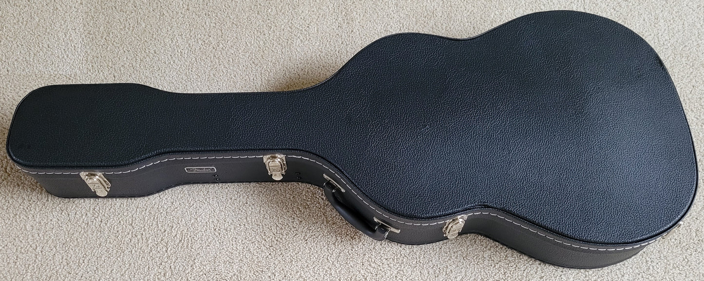 Cordoba 55FCE Thinbody Classical Acoustic Electric Guitar, Honey Amber, New Hard Shell Case