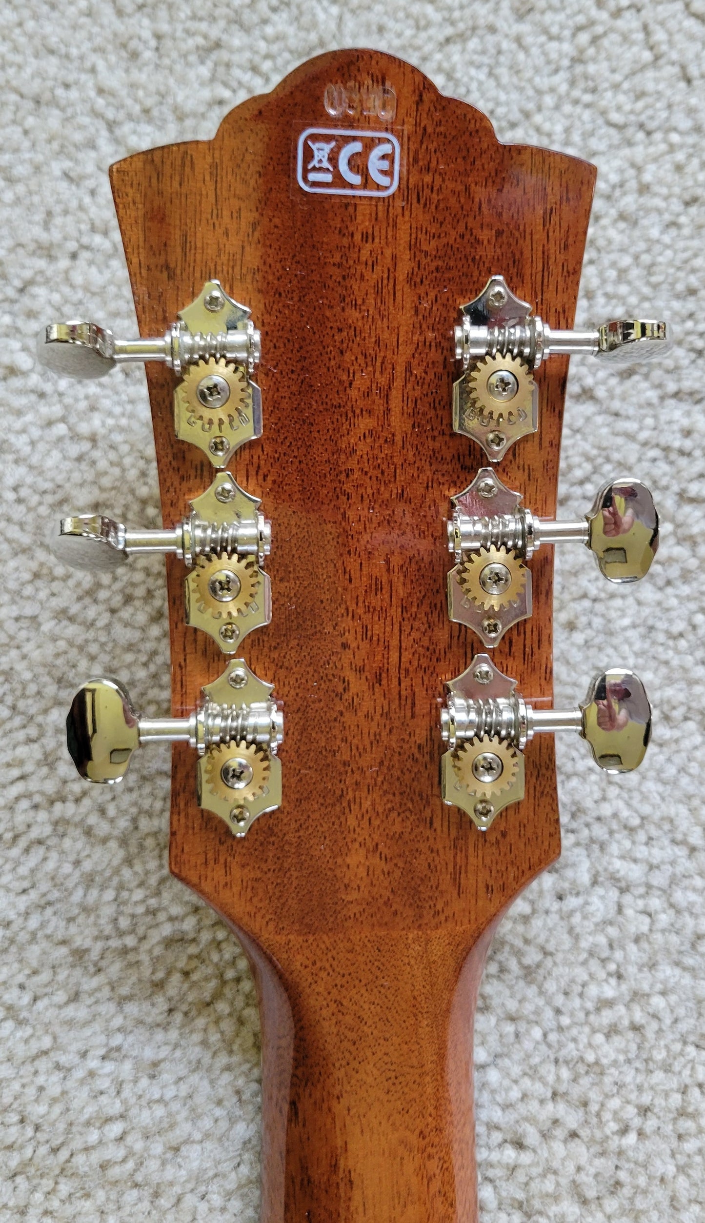 Guild D-120CE Acoustic Electric Guitar, Natural Gloss, Guild Case