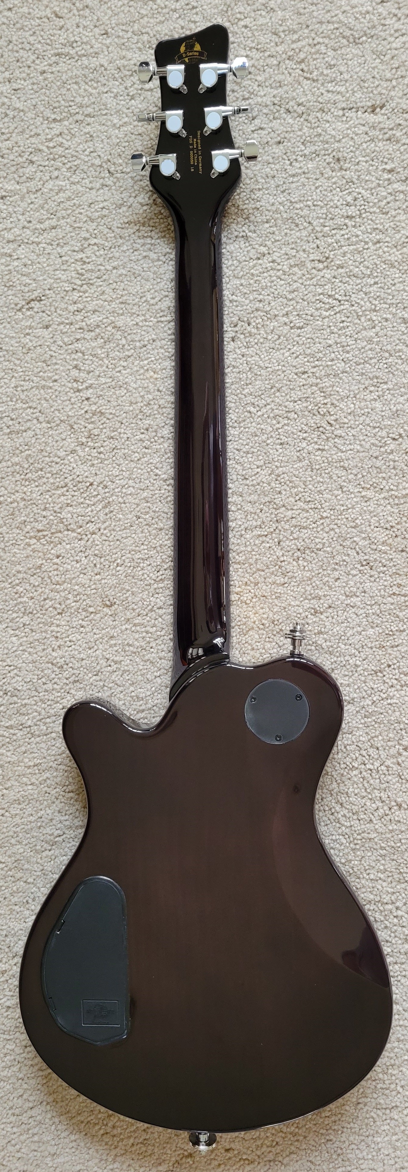 Framus D-Series Panthera Supreme Electric Guitar, Nirvana Black Transparent High Polish, New Gig Bag