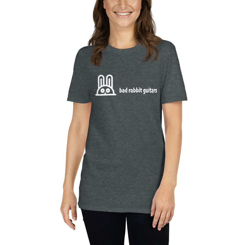 Unisex Soft-Style T-Shirt (Sport Grey) with larger logo