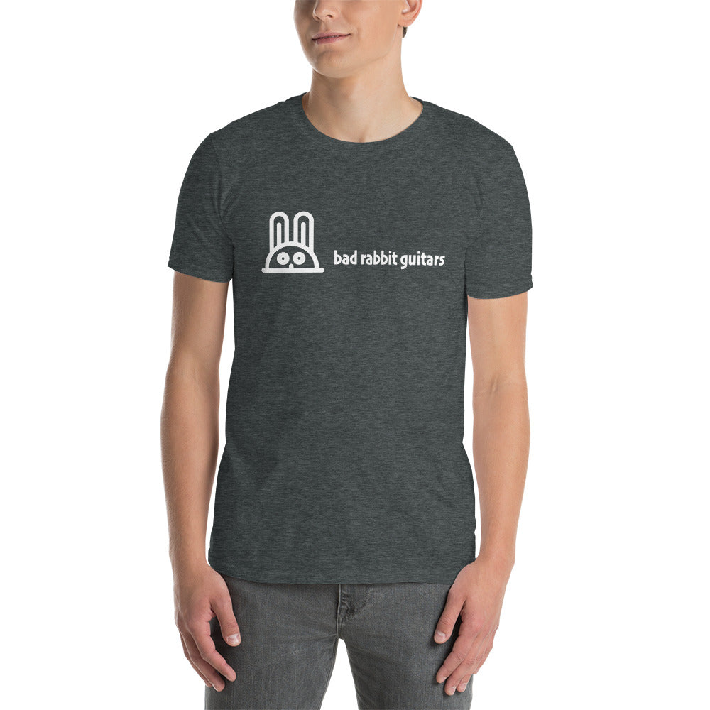 Unisex Soft-Style T-Shirt (Sport Grey) with larger logo