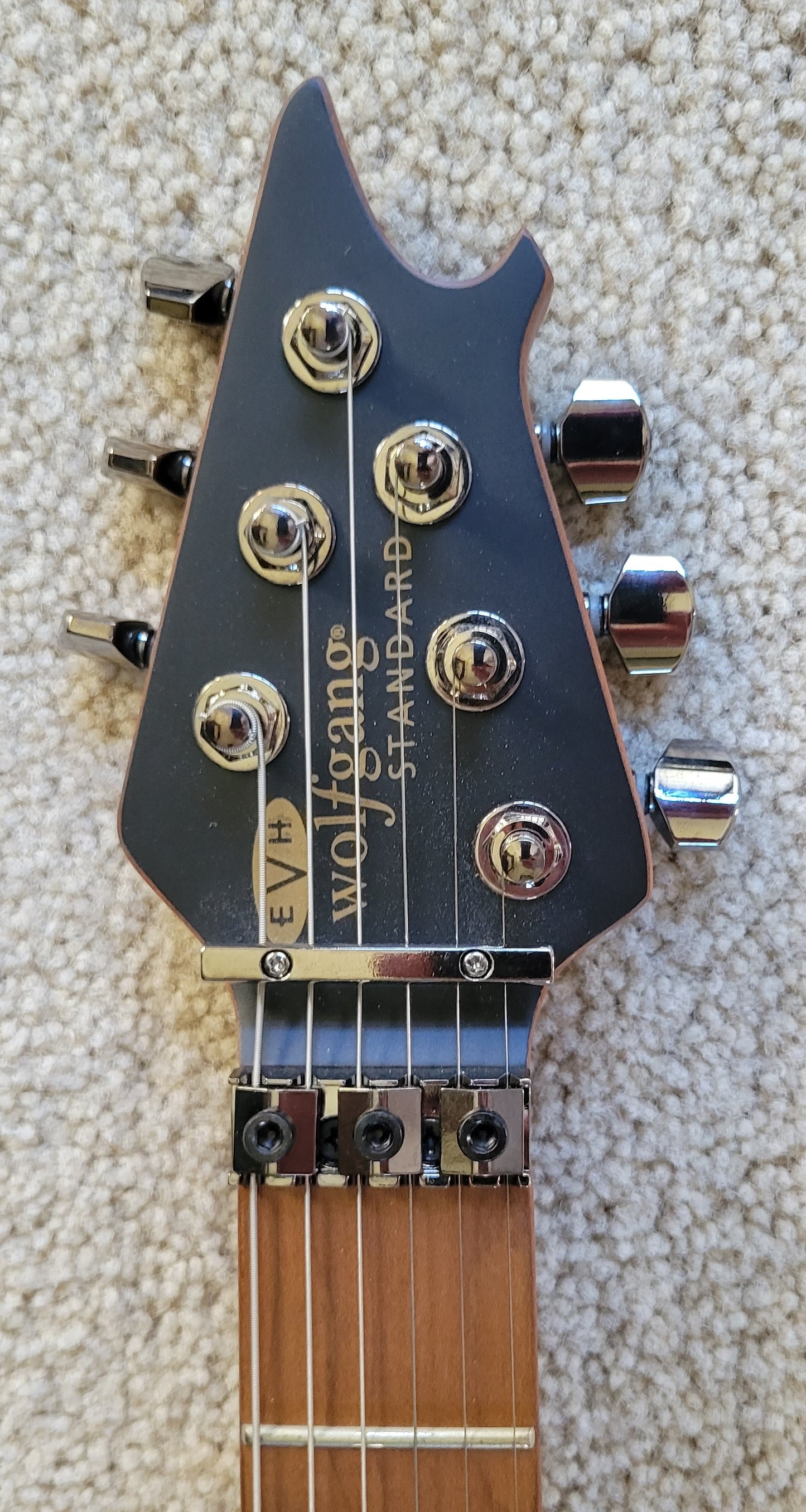 EVH Wolfgang WG Standard Exotic KOA Electric Guitar, New Hard Shell Case