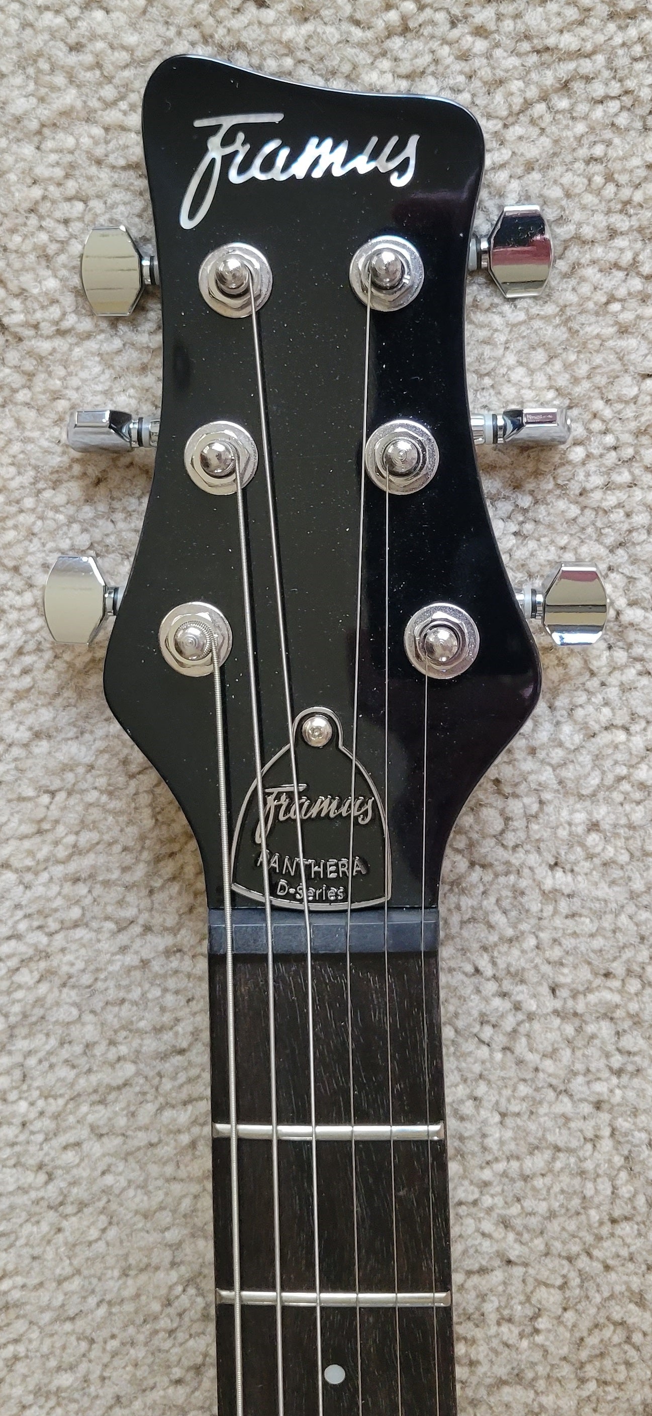 Framus D-Series Panthera Supreme Electric Guitar, Nirvana Black Transparent High Polish, New Gig Bag