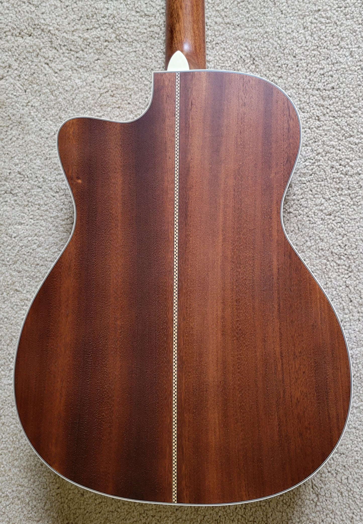 Fender Paramount PM-3C Triple-0 All Mahogany Acoustic Guitar, New Gig Bag