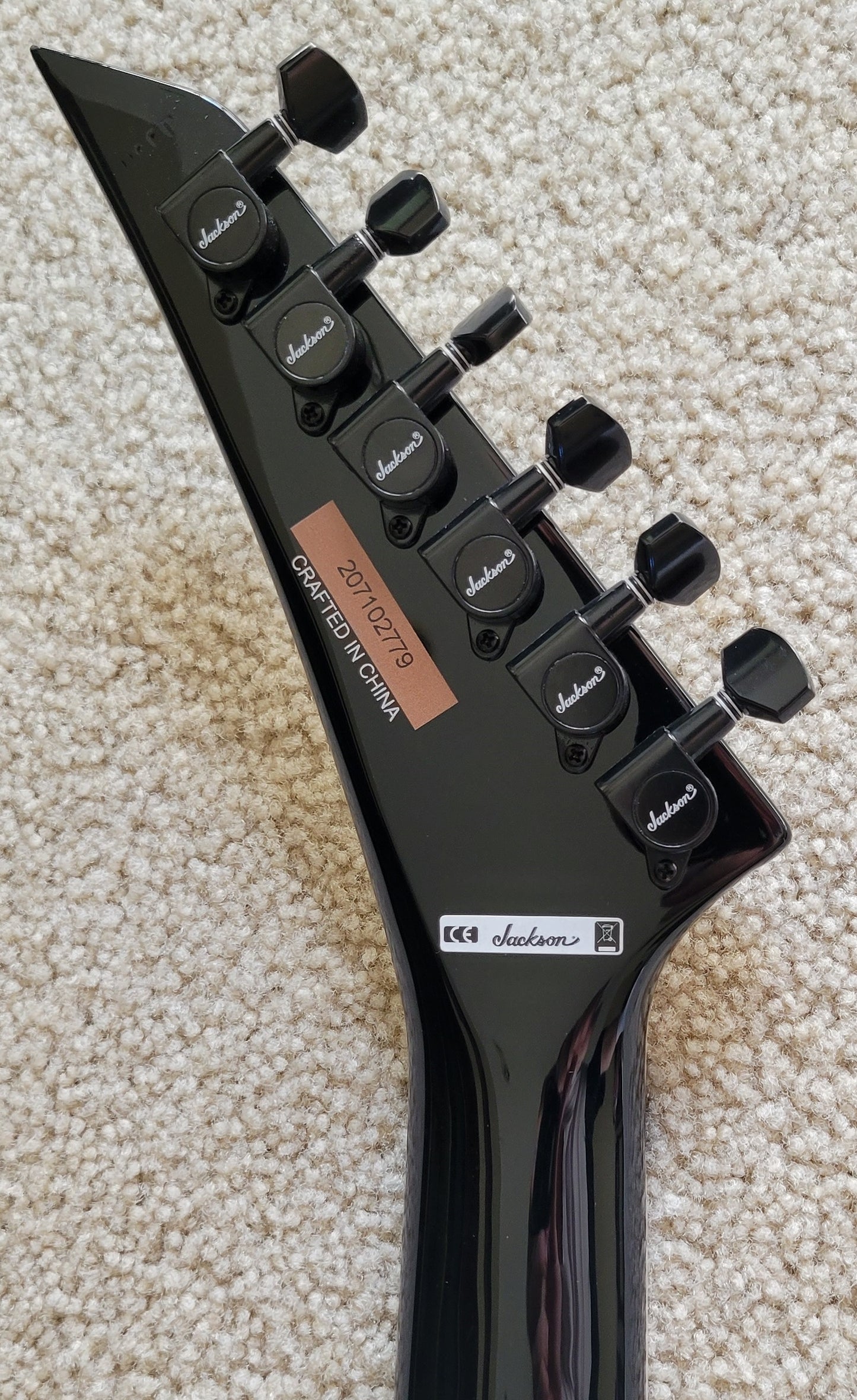 Jackson X Series Kelly KEXS Shattered Mirror Electric Guitar, New Jackson Gig Bag