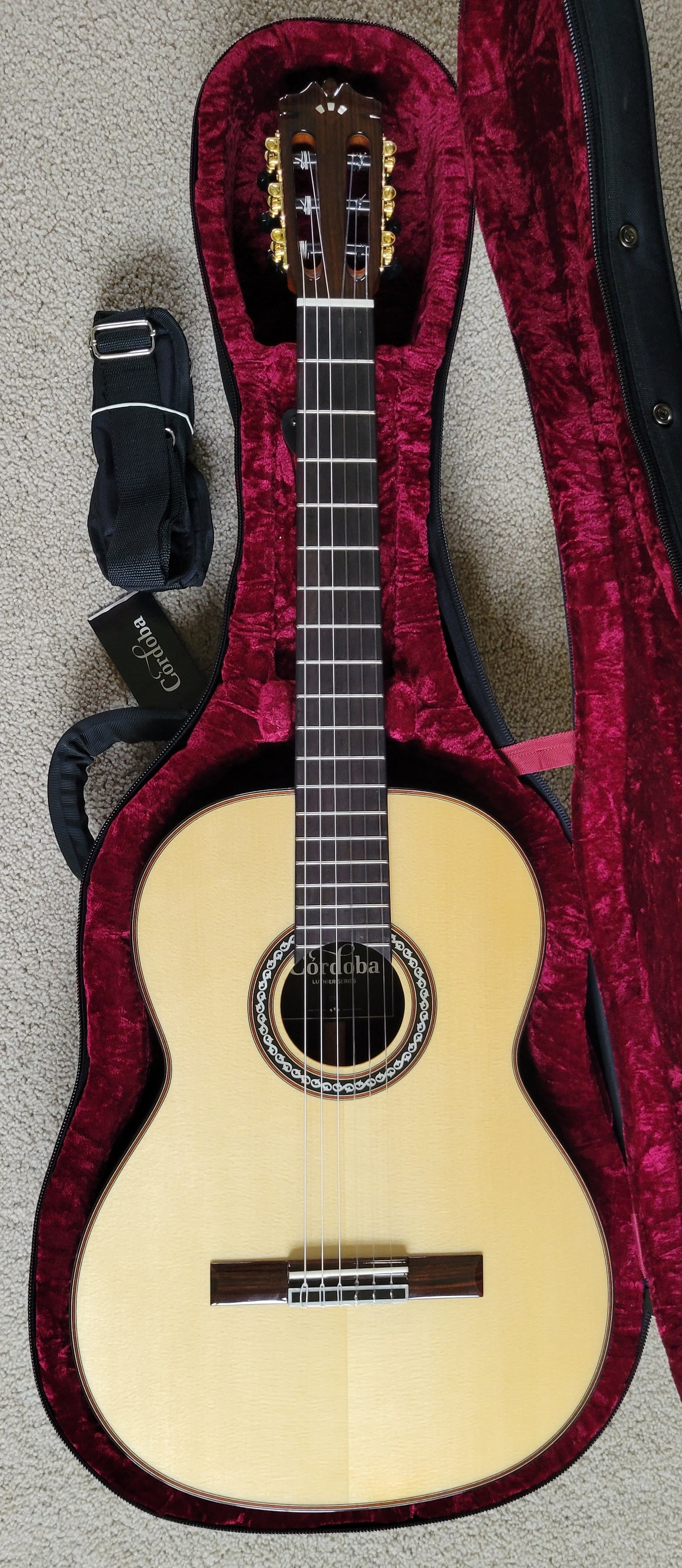 Cordoba C10 SP Spanish Classical Acoustic Guitar, European Spruce Top, Cordoba Polyfoam Case