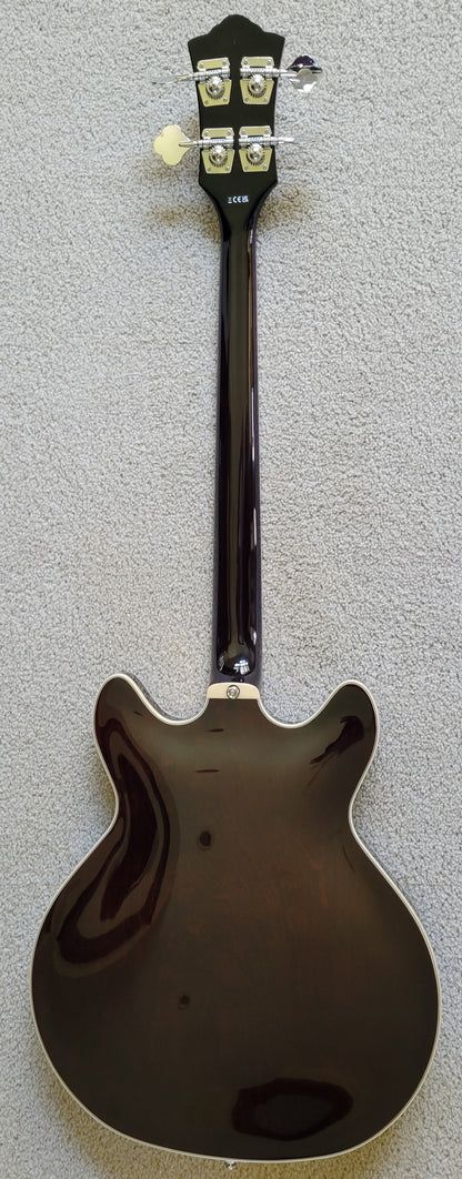 Guild Starfire I Semi-Hollow Bass Guitar, Vintage Walnut, New Hard Shell Case