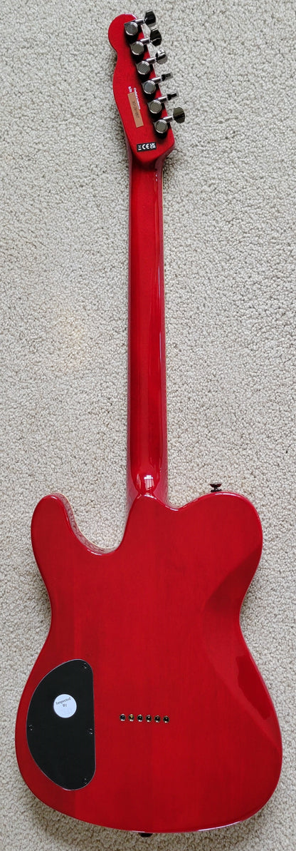 Fender Special Edition Custom Telecaster FMT HH, Crimson Red Transparent, TKL Gig Bag