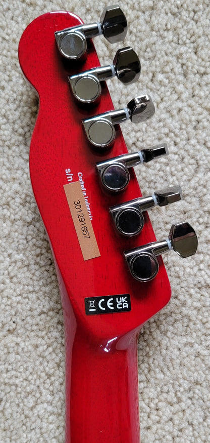 Fender Special Edition Custom Telecaster FMT HH, Crimson Red Transparent, TKL Gig Bag