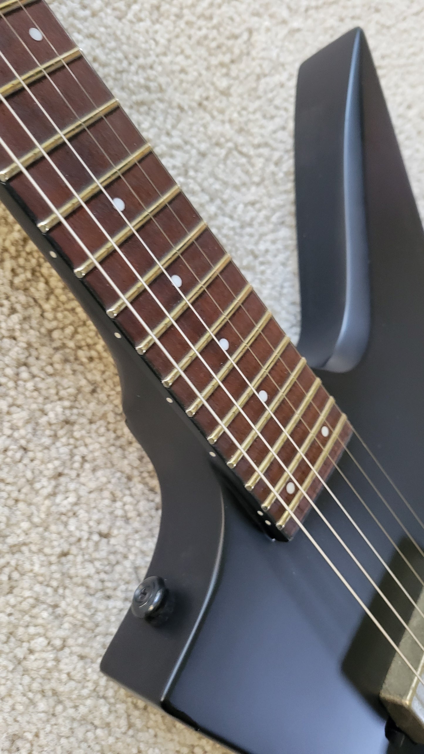 ESP LTD EX-201 Electric Guitar, Black Satin, New Jackson Gig Bag
