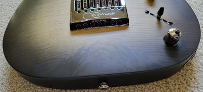 Schecter Banshee Mach-7 Evertune Electric Guitar, Fallout Burst, New Hard Shell Case
