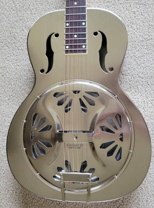 Gretsch G9221 Bobtail Round Neck Acoustic Electric Steel Body Resonator Guitar