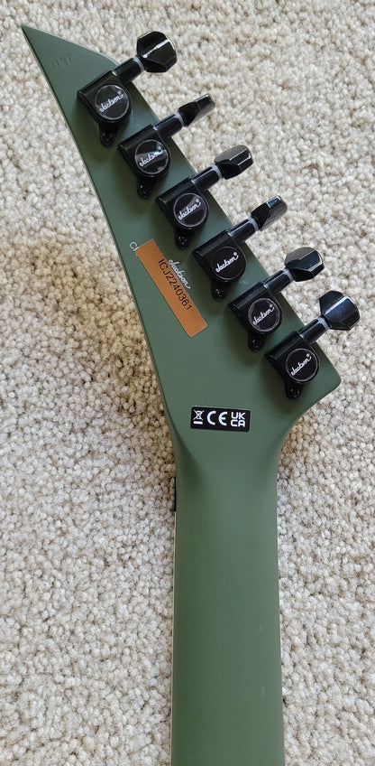 Jackson X Series Soloist SL3X DX Electric Guitar, Matte Army Drab, New TKL Gig Bag