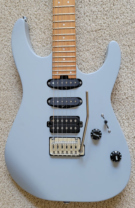 Charvel Pro-Mod DK24 HSS 2PT CM Electric Guitar, Primer Gray