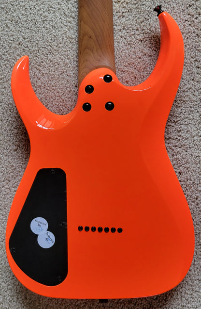 Jackson Pro Series Signature Misha Mansoor Juggernaut HT7 Electric Guitar, Neon Orange