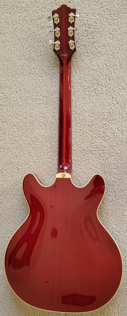 Guild Starfire V Electric Guitar, Cherry Red Finish, New Hard Shell Case