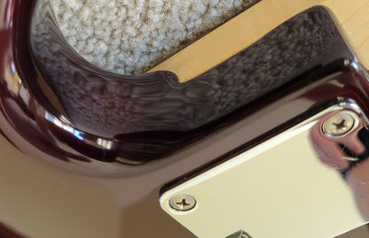 Fender 60th Anniversary Standard Jazz Bass V 5 String Guitar, Midnight Wine, Hard Shell Case
