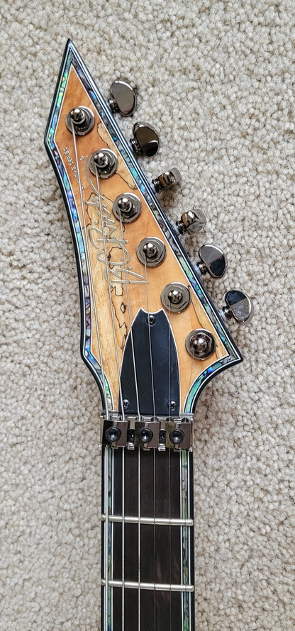 B.C. Rich Mockingbird Extreme Exotic Floyd Rose Electric Guitar, Spalted Maple, New Hard Shell Case