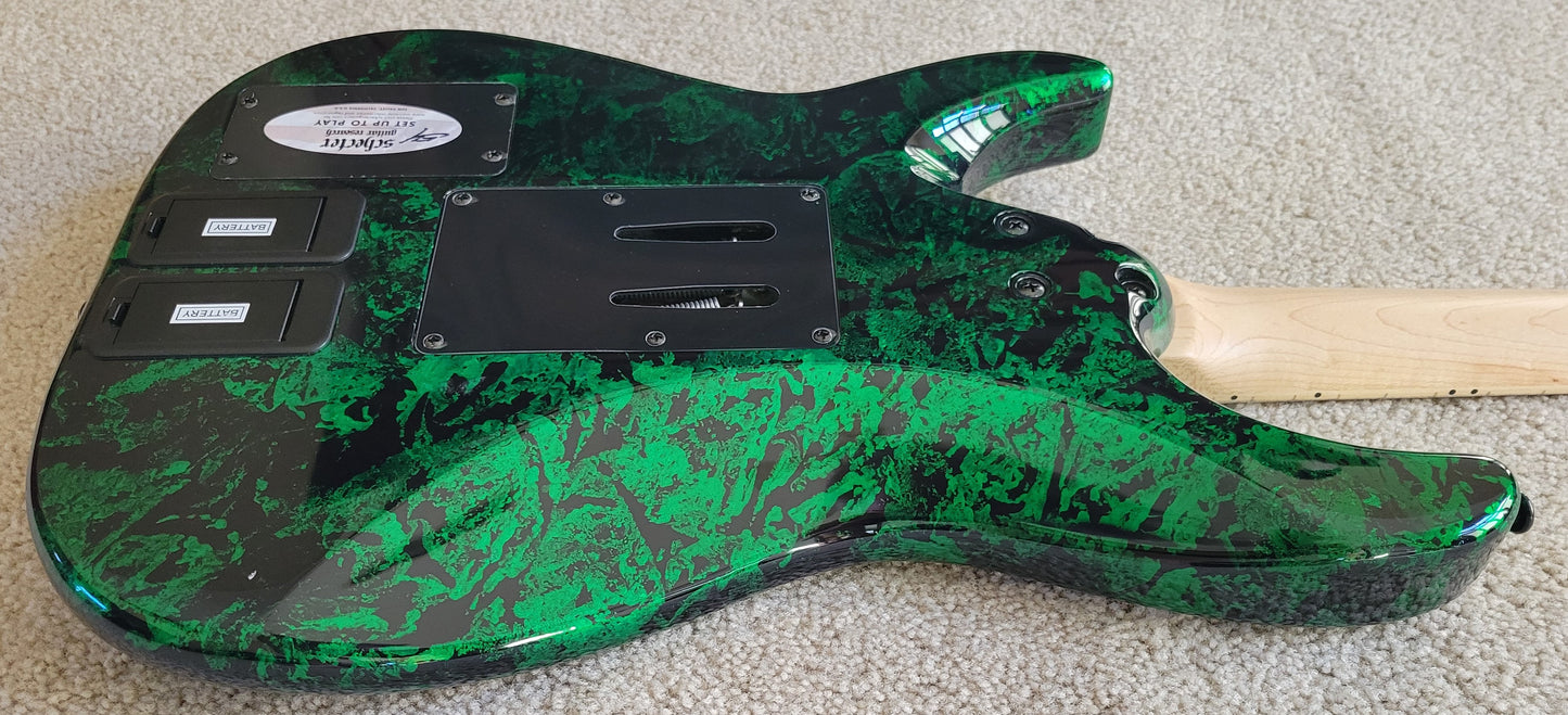 Schecter Sun Valley Super Shredder FR S Electric Guitar, Green Reign