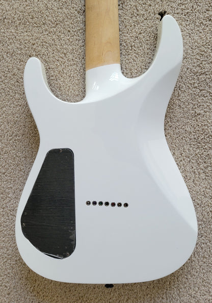 Jackson Pro Soloist SL7A MAH HT Electric Guitar, Unicorn White, New Hard Shell Case
