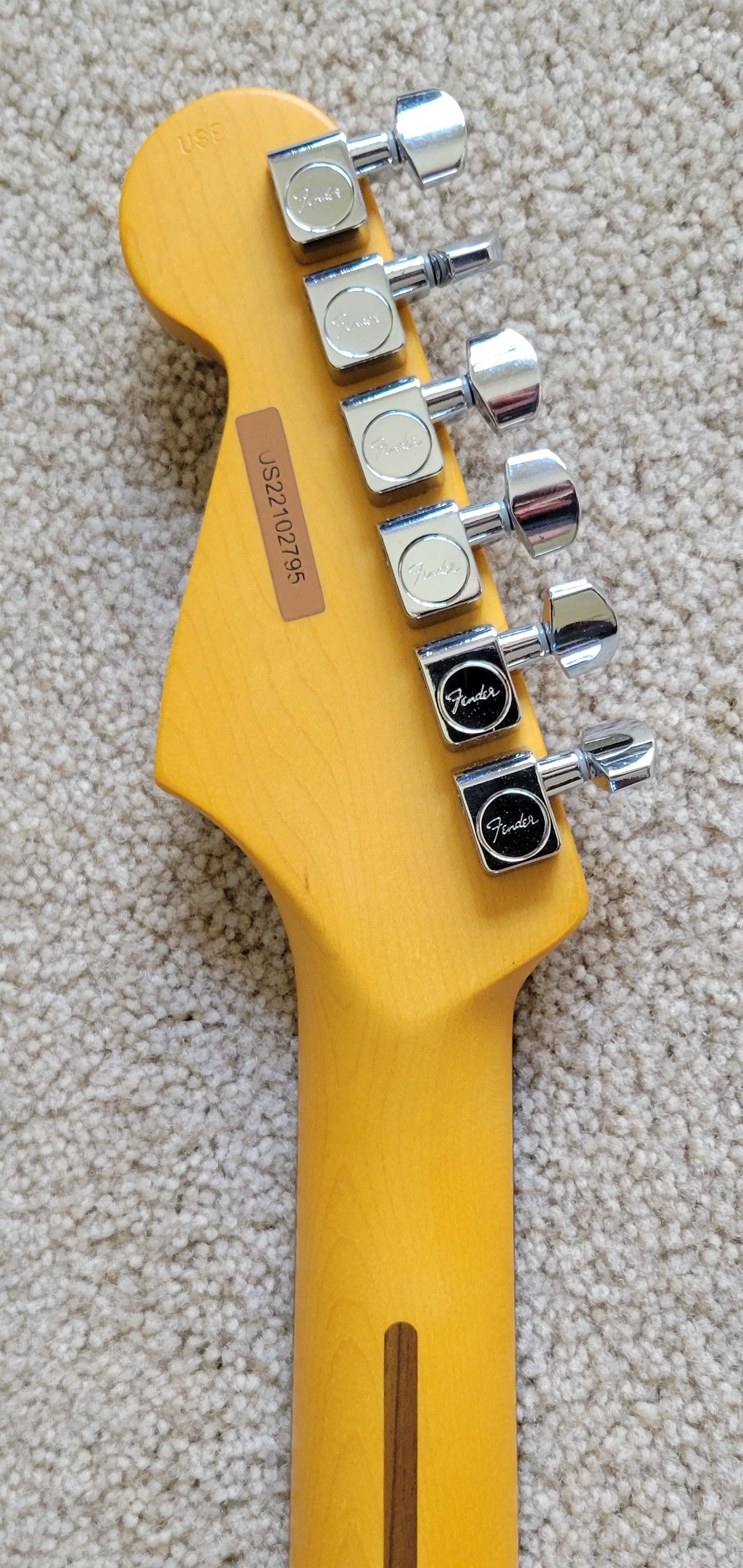 Fender American Professional II Stratocaster Electric Guitar, Dark Night, Deluxe Molded Hardshell Case
