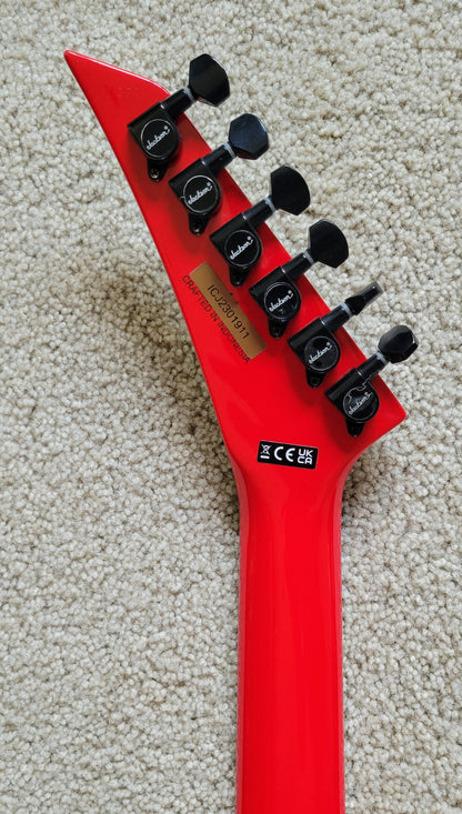 Jackson X Series Kelly KEX Electric Guitar, Ferrari Red, New Gig Bag