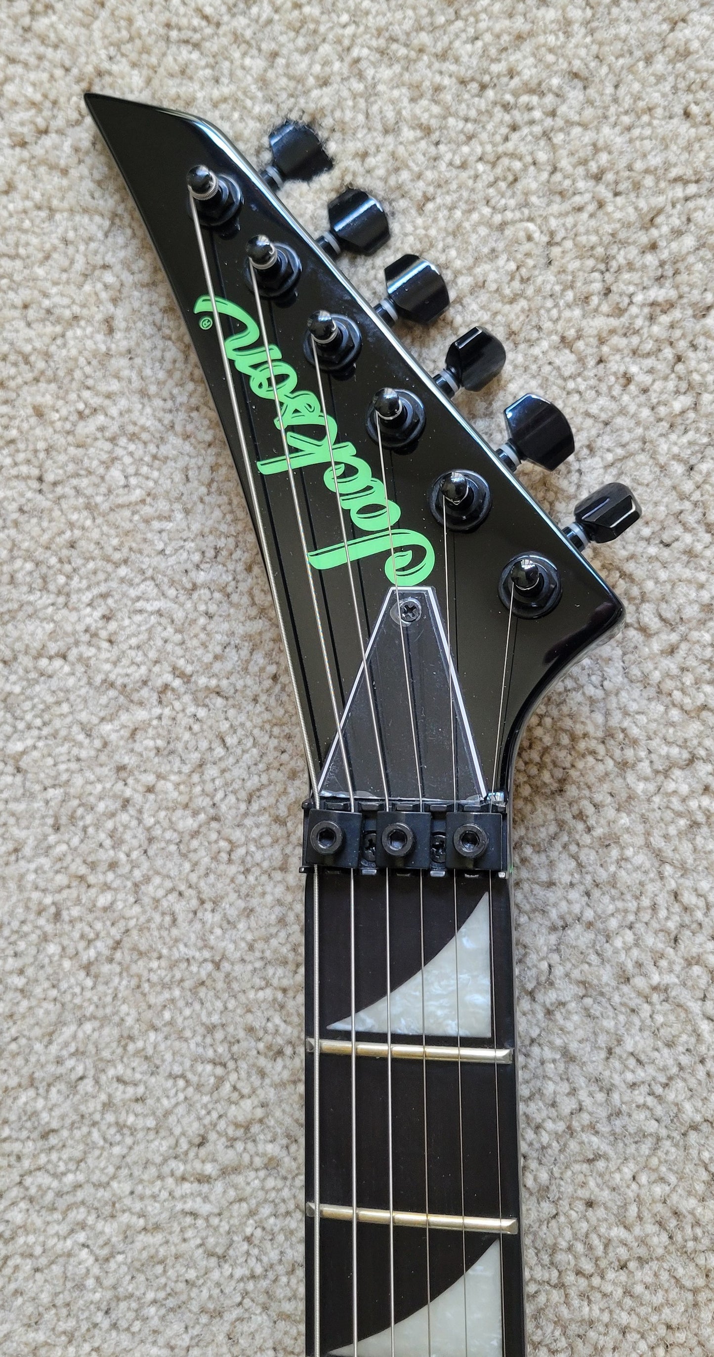 Jackson Pro Series Signature Brandon Ellis Kelly Electric Guitar, Green Crackle, New Gig Bag