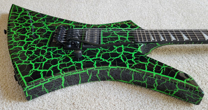 Jackson Pro Series Signature Brandon Ellis Kelly Electric Guitar, Green Crackle, New Gig Bag