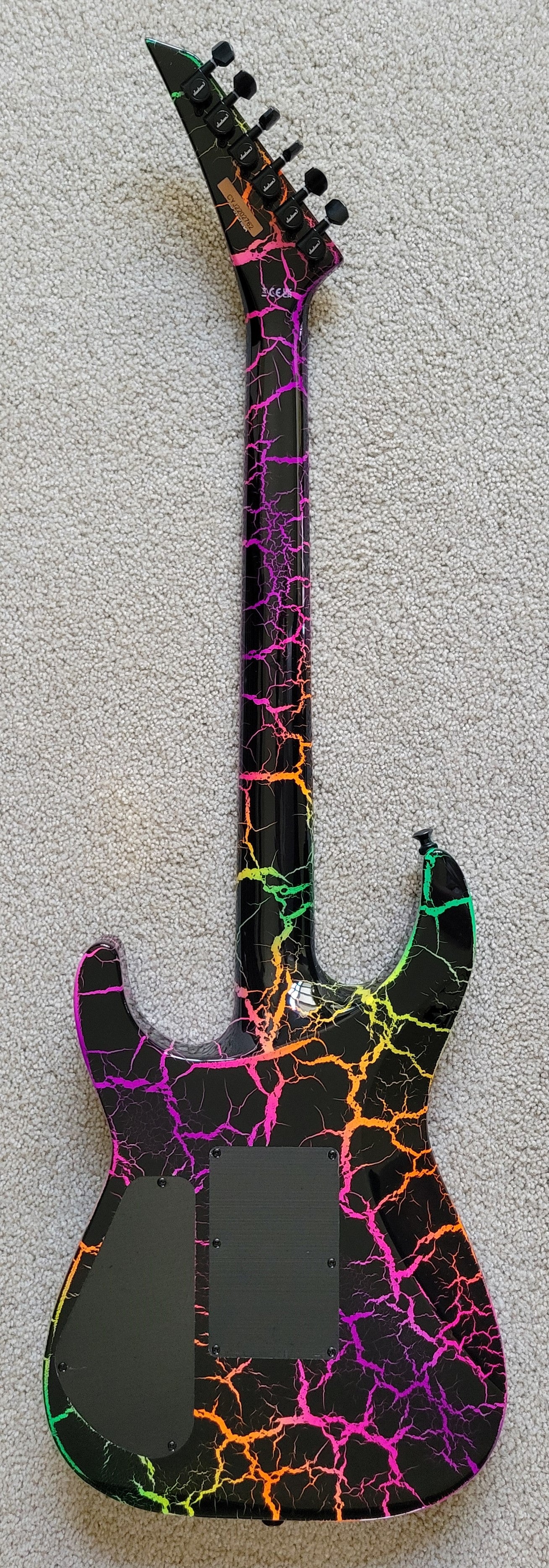 Jackson Pro Series Soloist SL3M Rainbow Crackle Electric Guitar