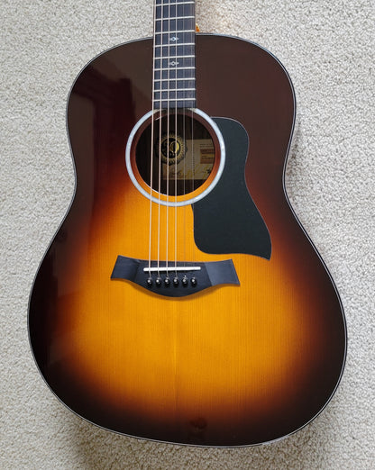 Taylor 217e-SB Plus LTD 50th Anniversary Acoustic Electric Guitar, Tobacco Sunburst, Taylor Case