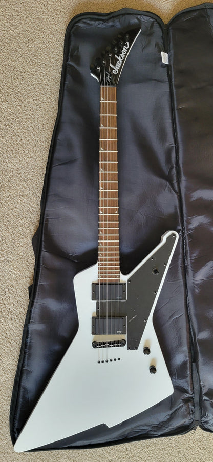 Jackson Pro Series Signature Phil Demmel Demmelition Fury PDT Electric Guitar, Snow White, Gig Bag