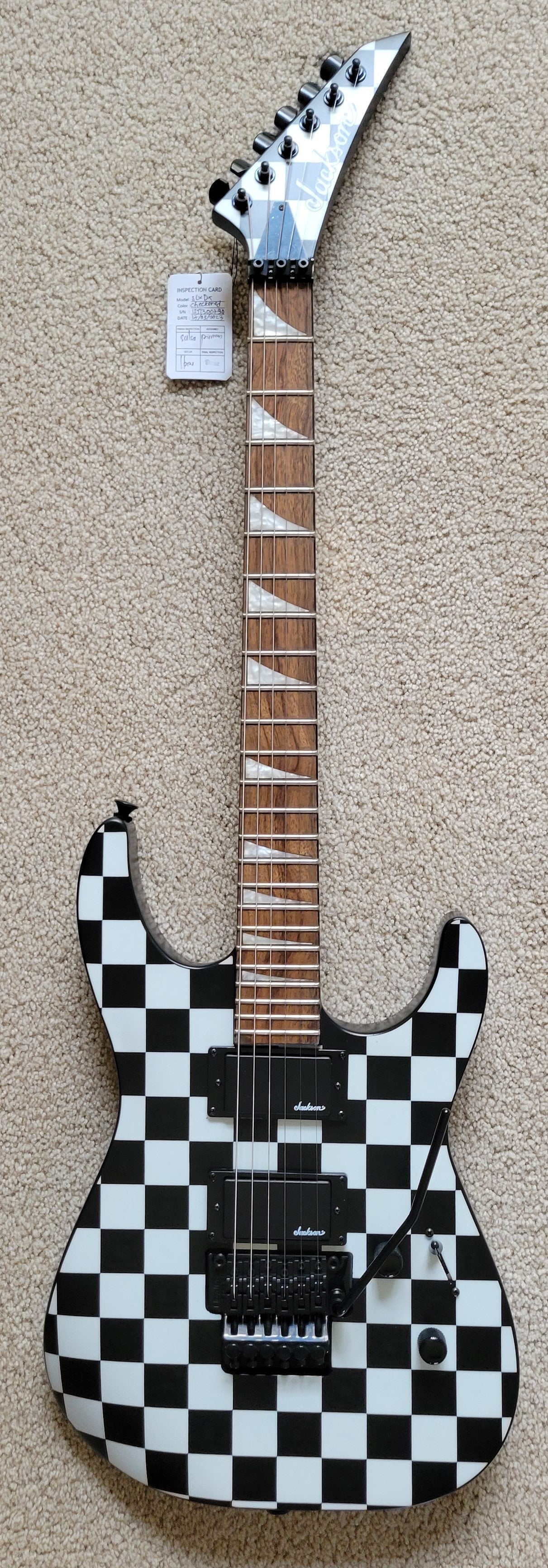 Jackson X Series Soloist SLX DX Electric Guitar, Checkered Past