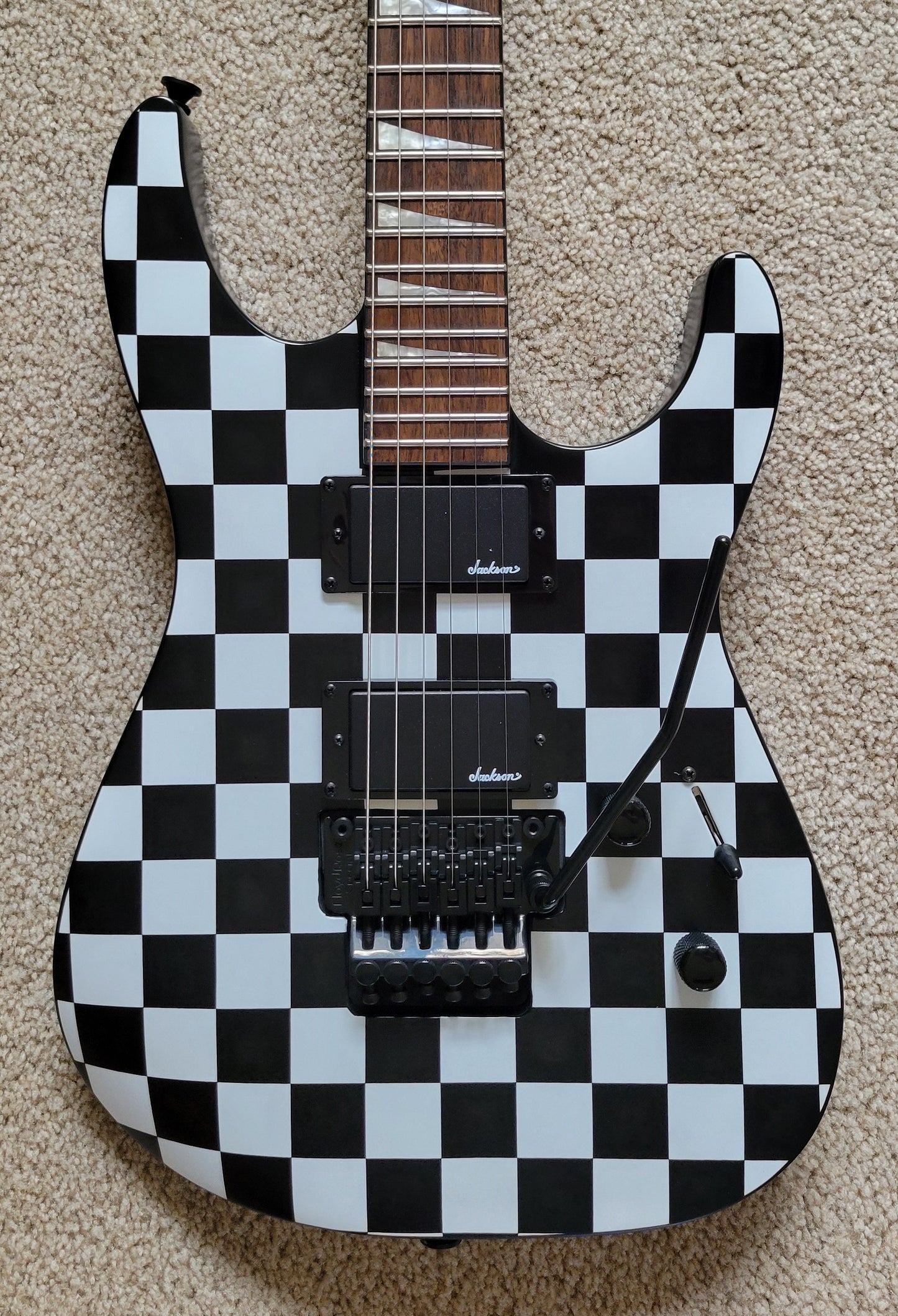 Jackson X Series Soloist SLX DX Electric Guitar, Checkered Past