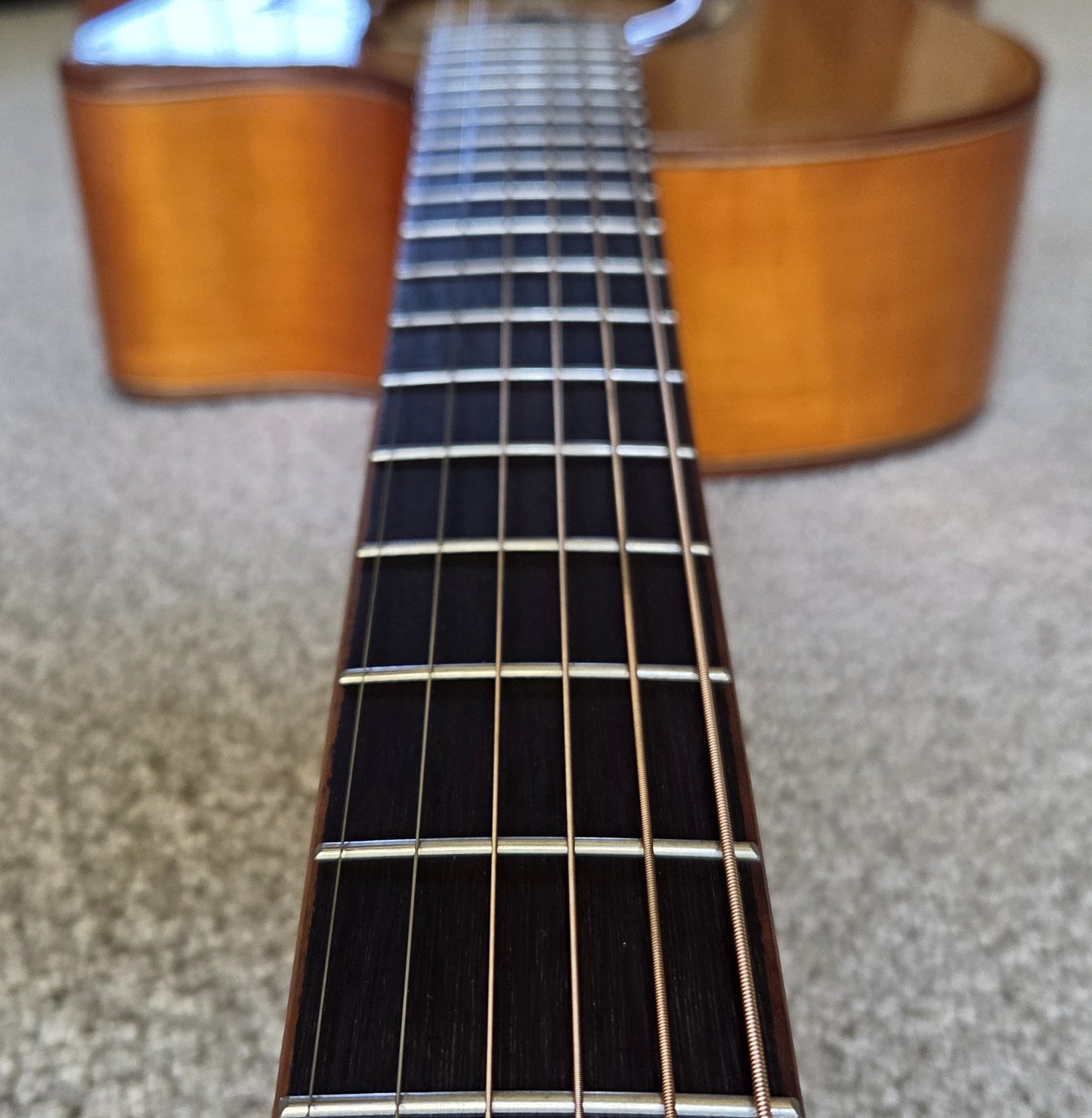 Washburn Comfort G66SCE Spalt Maple Acoustic Electric Guitar, Natural Gloss, New Gig Bag