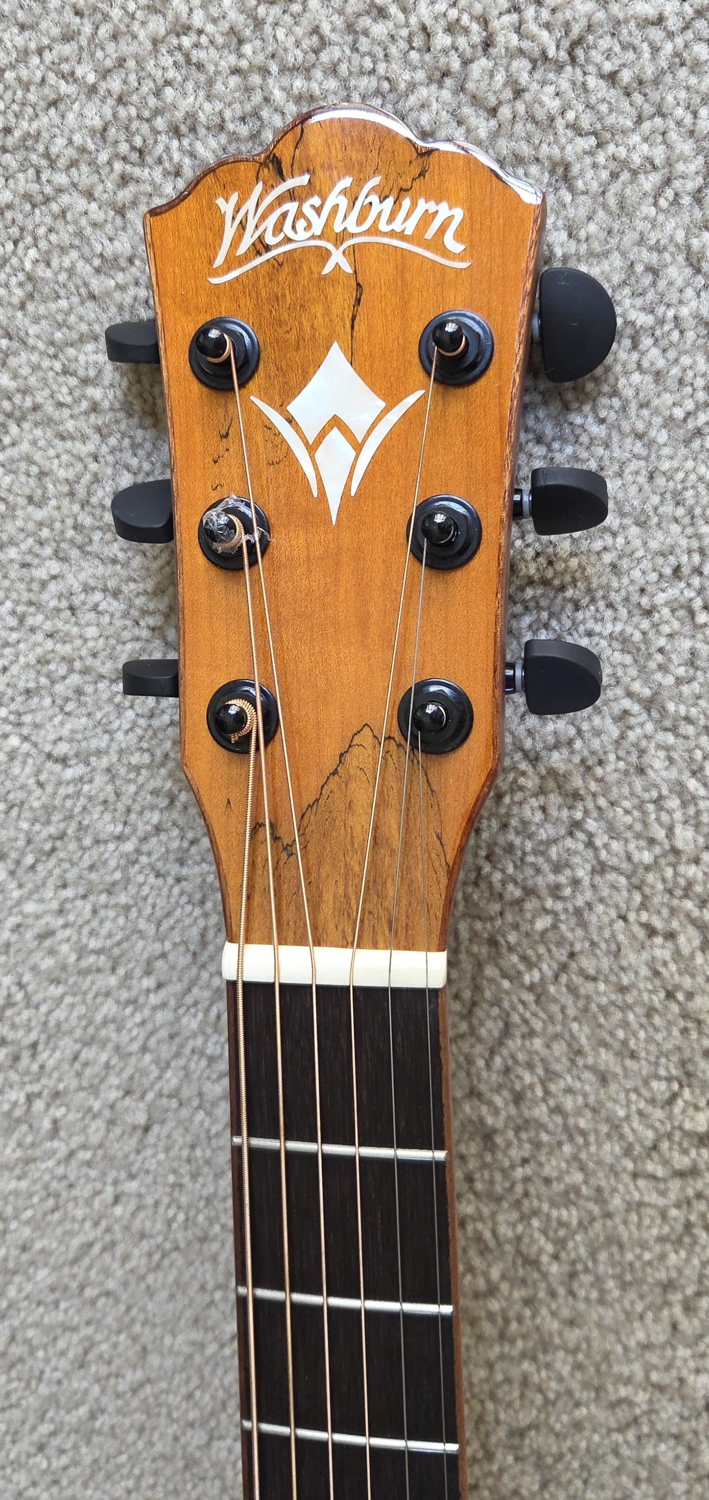 Washburn Comfort G66SCE Spalt Maple Acoustic Electric Guitar, Natural Gloss, New Gig Bag