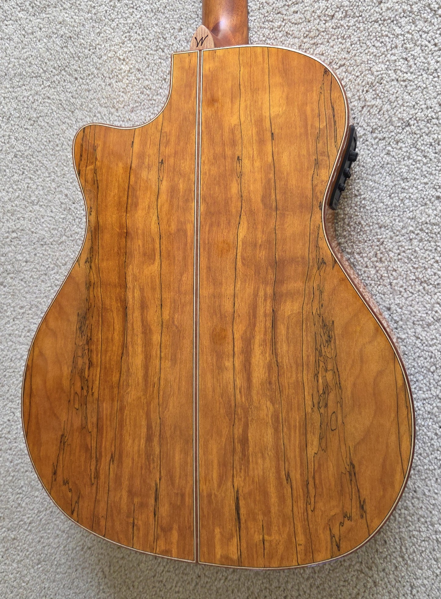 Washburn Comfort G66SCE Spalt Maple Acoustic Electric Guitar, Natural Gloss, New Gig Bag