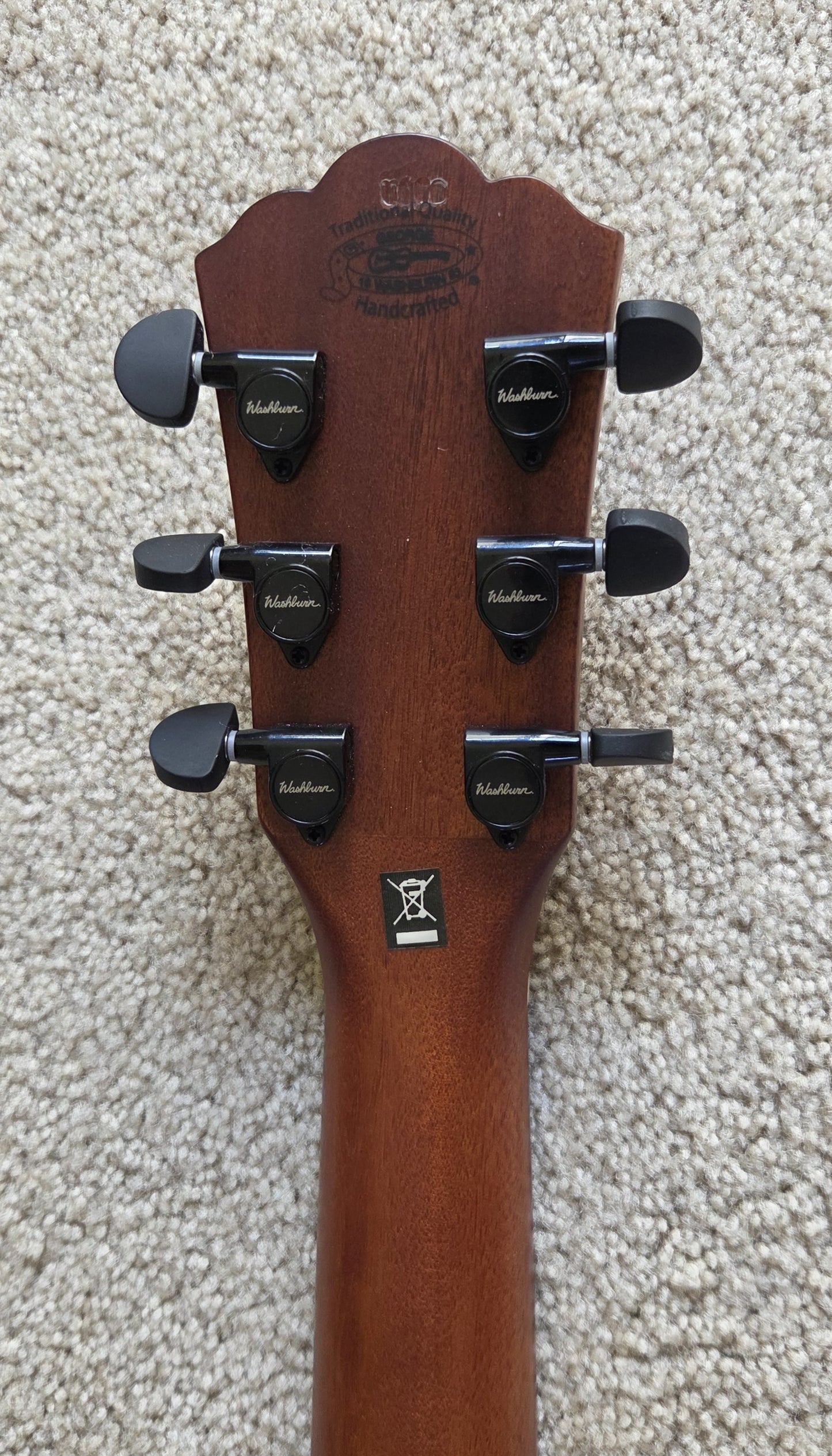 Washburn Comfort G66SCE Spalt Maple Acoustic Electric Guitar, Natural Gloss, New Gig Bag