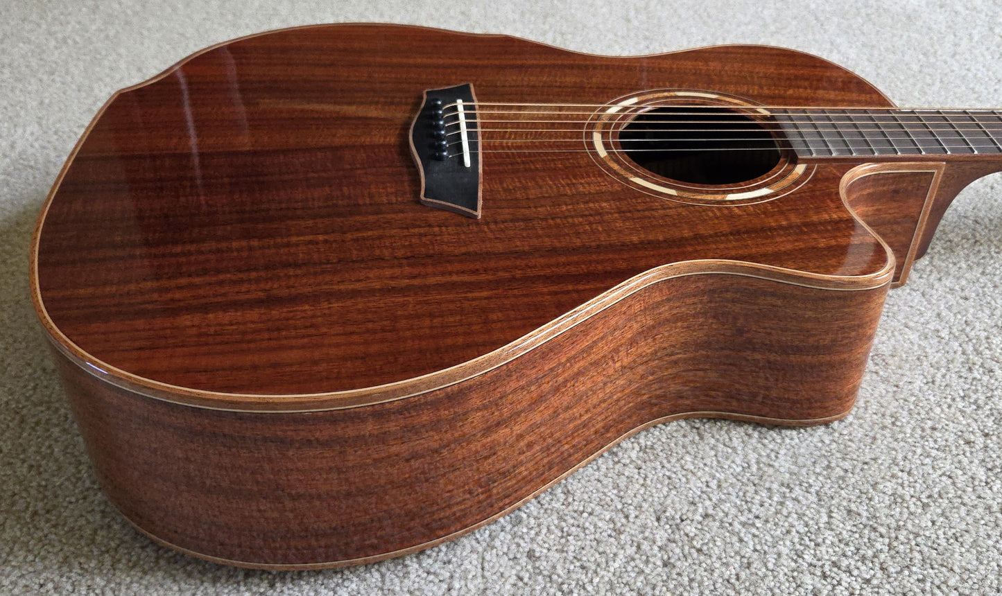 Washburn Comfort G55CE Koa Acoustic Electric Guitar, Natural Finish, New Gig Bag