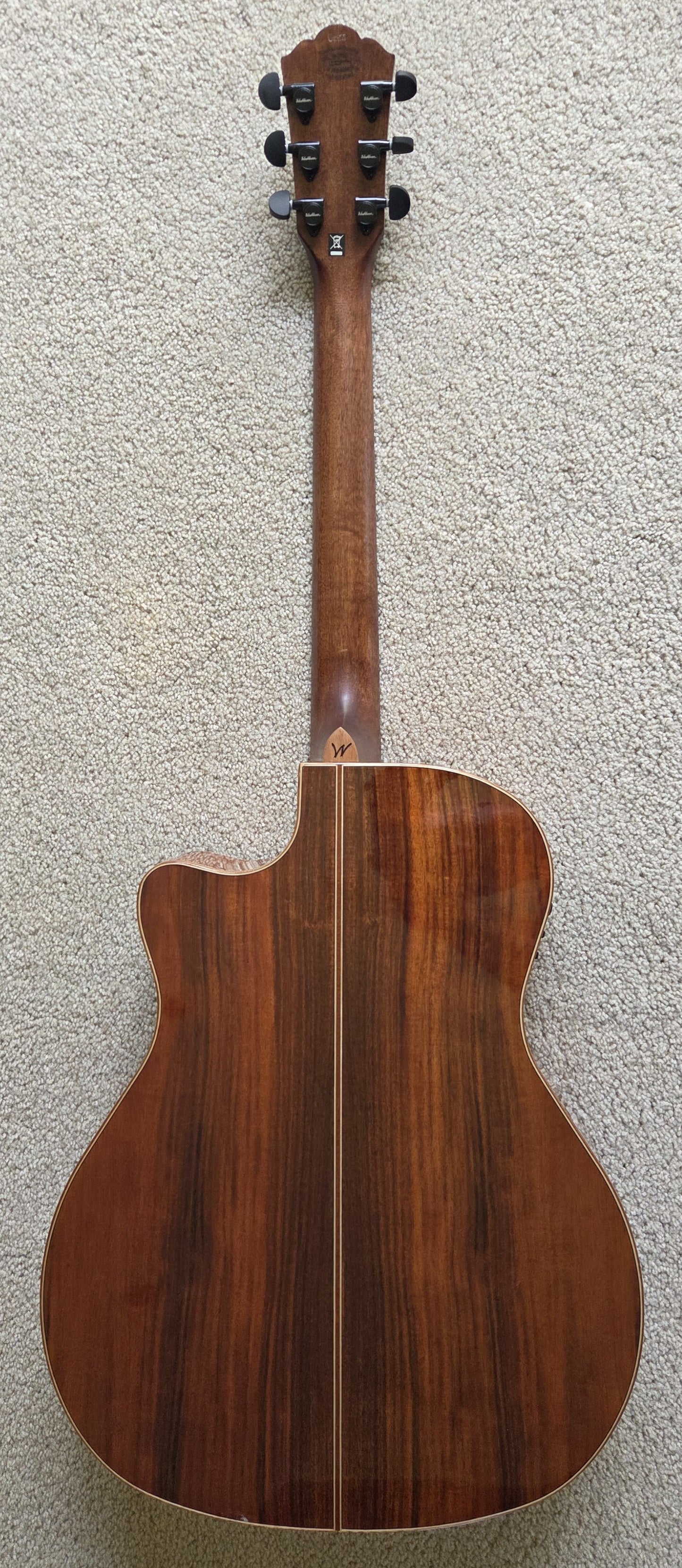 Washburn Comfort G55CE Koa Acoustic Electric Guitar, Natural Finish, New Gig Bag